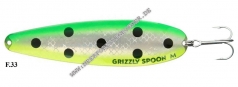 Grizzly Spoon Gr. L  140mm  grün / gelb Pop