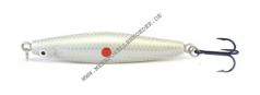 Lawson Bullet Wobbler 80mm 18g Weiss Silber mit rotem Punkt