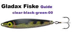 Guide-Wobbler - 16g - black - clear/green - black dots