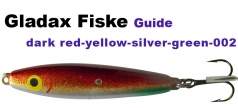 Guide Wobbler - 27g - dark red- yellow - silver - green