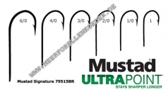 Mustad Ultrapoint Viking Haken 10 Stück Gr.1