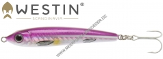 Seatrout Wobbler 84mm 13g RA Viol , lila / silber reflex