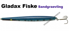 Sandgrävling 135mm 20g Blau / Silber mit schwarzen Punkten