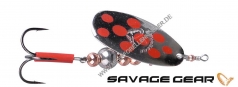 Savagear Caviar Spinner Gr. 4 ; 80mm 14g silber / kupfer