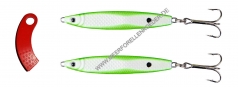 Ron Thompson Herring Master 78mm 28g Glow / Green 2er Pack + Line Clipper