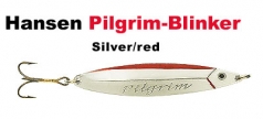 Pilgrim-Blinker 89 mm 28 g silver/red , rot/silber