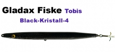 Gladsax TOBIS-Wobbler - 23g Schwarz-Kristall