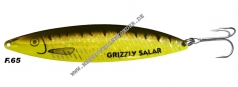 Grizzly Salar Gr. M  130mm  schwarz / fluogelb Tiger