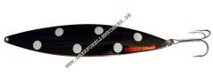 Grizzly Salar Gr. M  130mm  schwarz mit weissen Punkten Polka pede