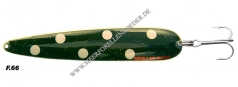 Grizzly Big Salmon 150mm schwarz mit weissen Punkten