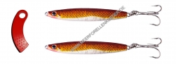 Ron Thompson Herring Master 68mm 18g Orange / Silver 2er Pack + Line Clipper