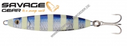 Savage Gear Psycho Sprat 88mm 60g Blue Glow Zebra