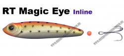 Magic Eye Inline 100 mm 12 g rot/gelb mit schwarzen Punkten