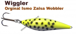 Ismo Zalsa Wobbler 20g Zitrogelb/wei&szlig mit schwarzen Punkten