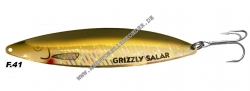 Grizzly Salar Gr. L  150mm schwarz / gold /weiss Køge Bugt Sild